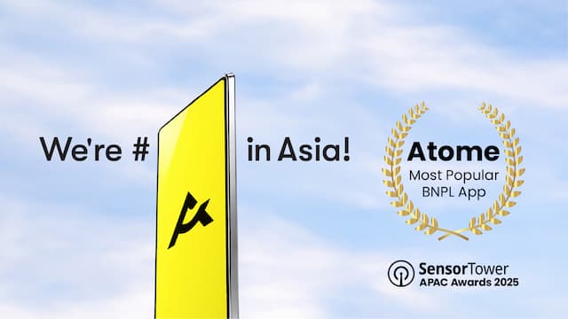 Atome named Most Popular BNPL app at 2025 edition of Sensor Tower APAC Awards