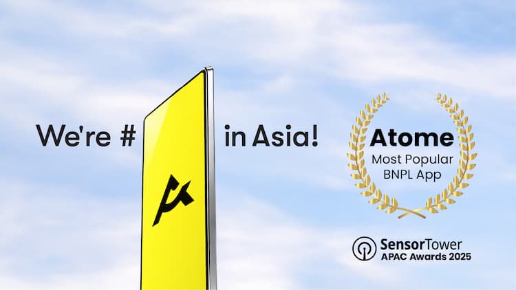 Atome named Most Popular BNPL app at 2025 edition of Sensor Tower APAC Awards